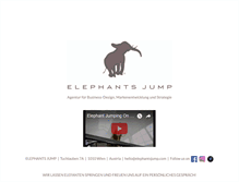 Tablet Screenshot of elephantsjump.com